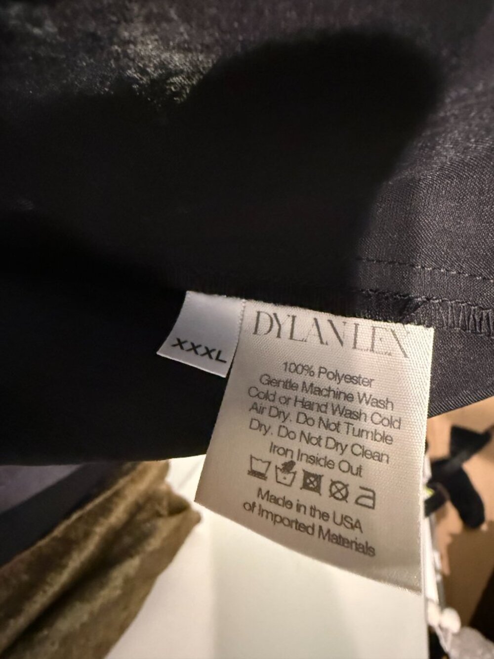Dylanlex Gold Long Sleeve Blouse in size XXXL - Picture 4 of 5